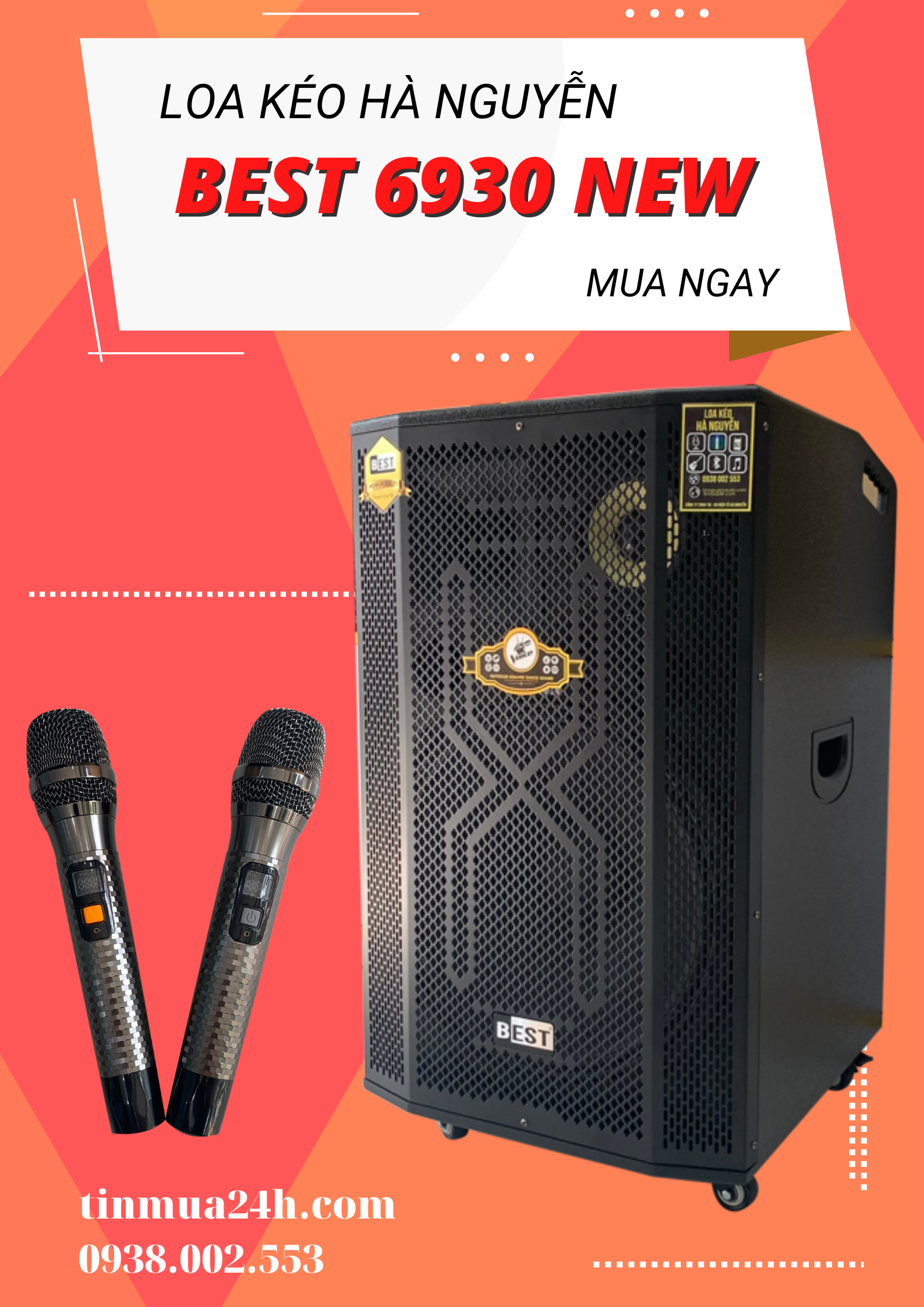 Loa Kéo 5 Tấc 3 Đường Tiếng Best 6930 New Bán Chạy